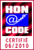 Ce site respecte les principes de la charte HONcode de HON